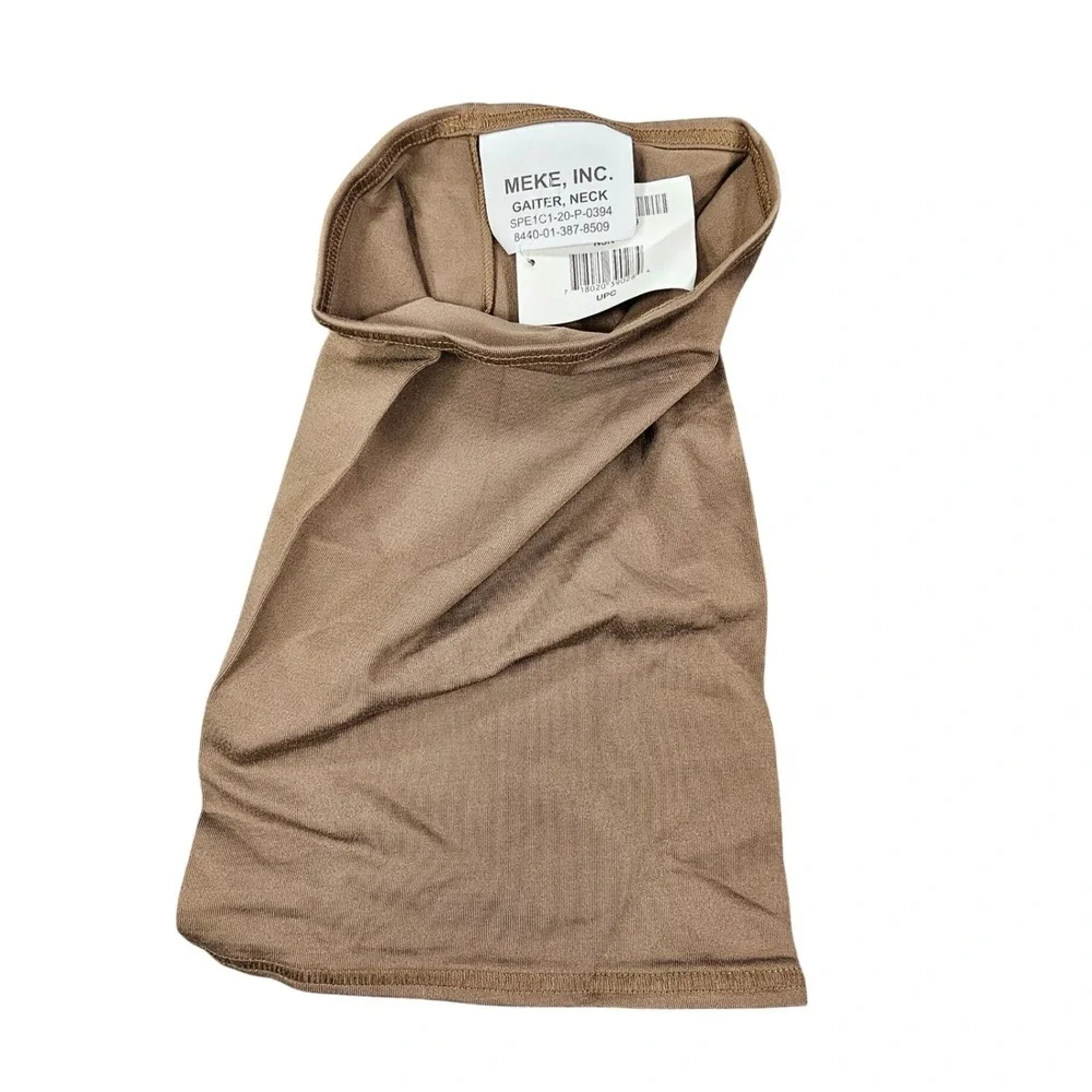 US Military Issue Coyote Brown Neck Gaiter Tube Scarf Unisex One Size NEW